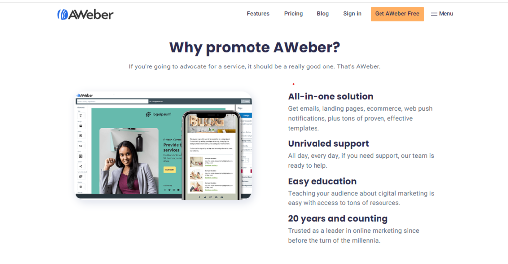 why promote aweber