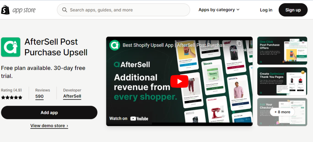 AfterSell: best shopify app